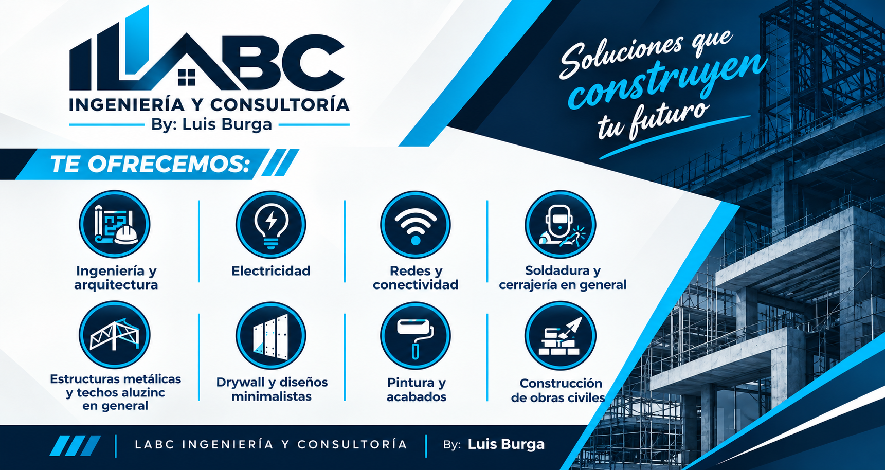 Identidad corporativa de LABC Ingeniería y Consultoría